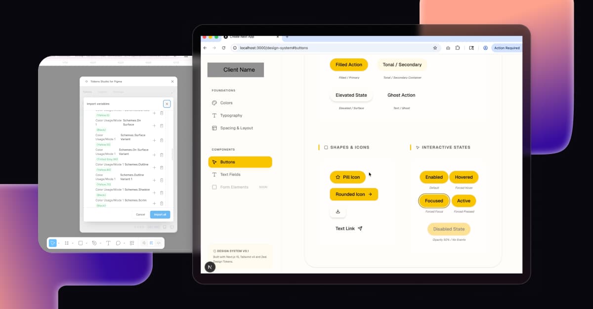 Figma to Coded Design System in under 20 minutes