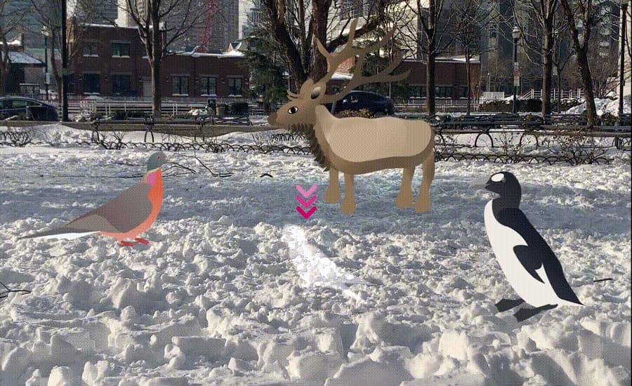 Extinct Animals AR Exhibit