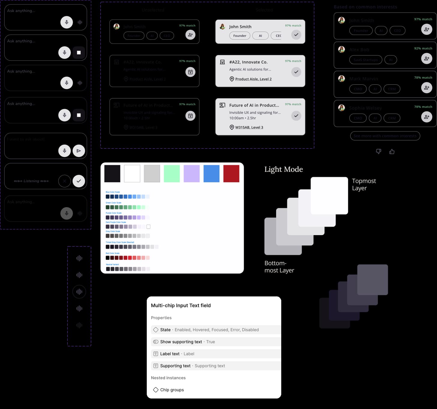 Scalable Design System for AI-First Events Platform