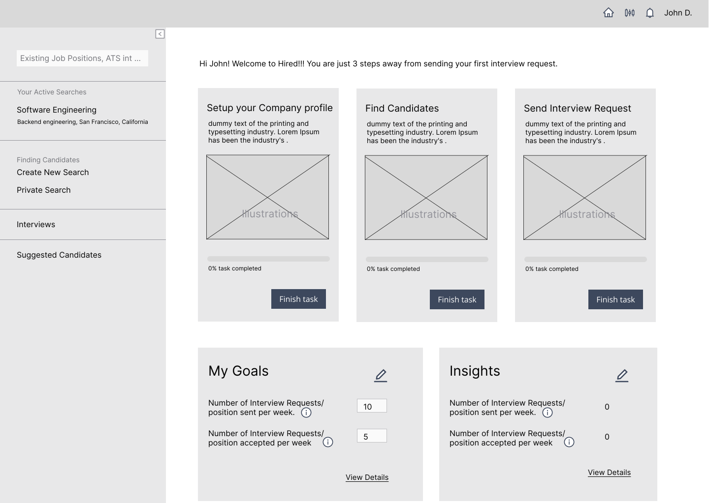 Dashboard Design Iteration 1